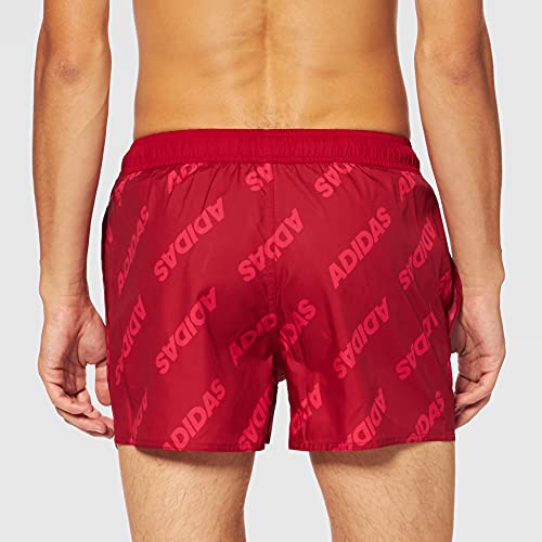 adidas GU0330 Adi CLX SH VSL Swimsuit Mens Team Victory Red/Power Pink S