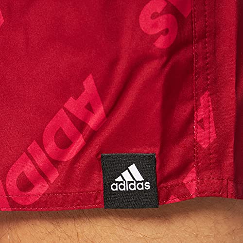 adidas GU0330 Adi CLX SH VSL Swimsuit Mens Team Victory Red/Power Pink S