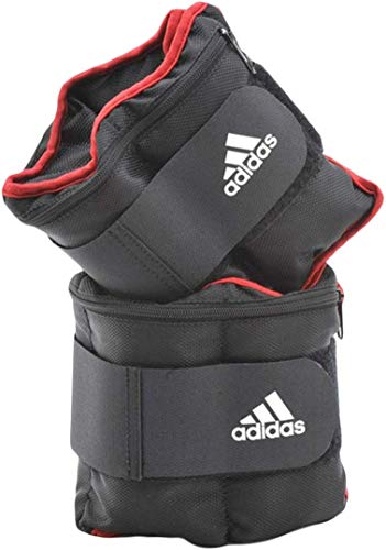 adidas Pesas Tobillo Ajustable - Negro, 1 kg