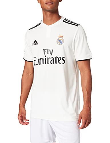 adidas Real Madrid H Camisetas, Hombre, Blanco (Core White/Black), M