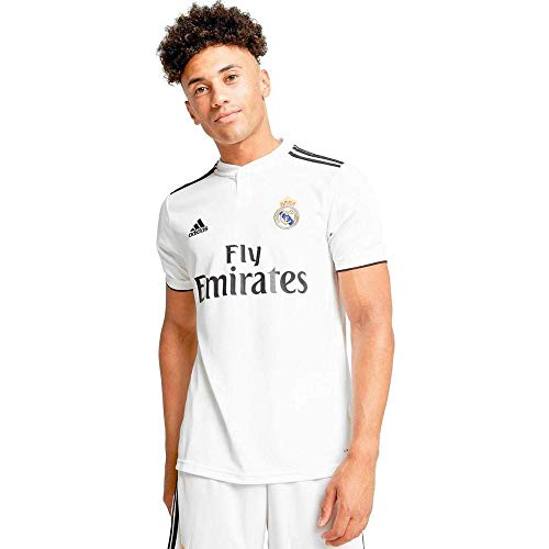 adidas Real Madrid H Camisetas, Hombre, Blanco (Core White/Black), M