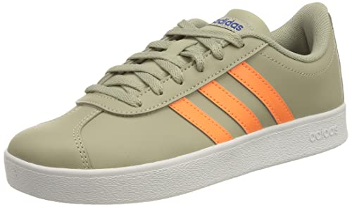 adidas VL Court 2.0 K, Zapatillas Unisex Adulto, Grimet/Narchi/Azurea, 39.5 EU