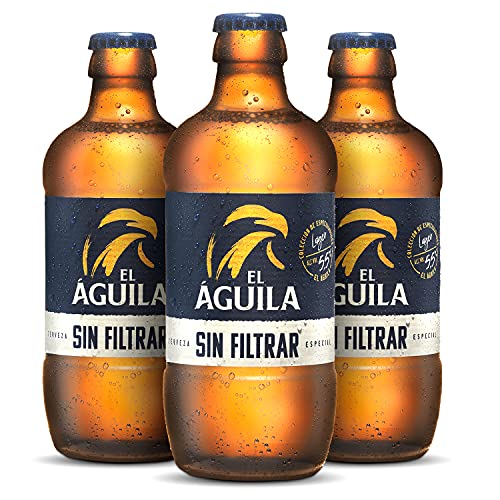 Aguila cerveza especial sin filtrar pack 24 botellas 33cl - 7920 ml