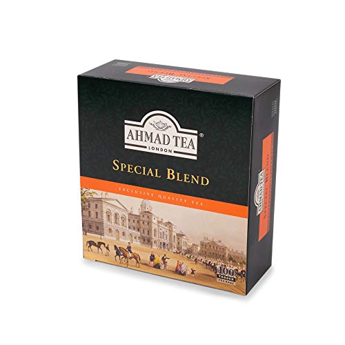 Ahmad Tea Special Blend Teabags With Tags, Count, Earl Grey, 100 Unidad