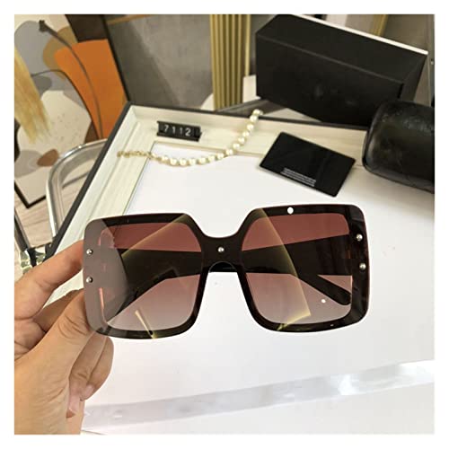 AIHUA Tienda Classic Luxury Square Women's Sunglasses Fashion Black Retro Señoras Gafas de Sol Sombras for Mujeres Polarizado (Color Name : Without Box 4)