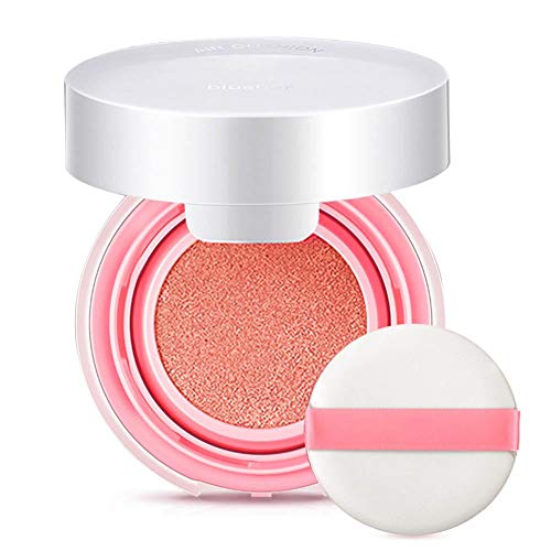 Air Cushion Blusher Cream, BiuZi 12g/Pc Air Cushion BB Cream Blusher Makeup Paste Nude Makeup Rouge Cream(naranja)