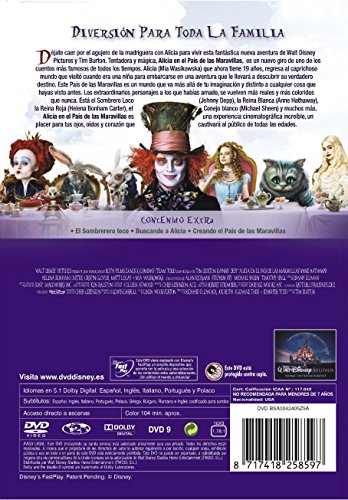 Alicia en el País de las Maravillas (Tim Burton) [DVD]