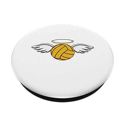 Ángel de waterpolo regalo para Navidad o cumpleaños PopSockets PopGrip Intercambiable