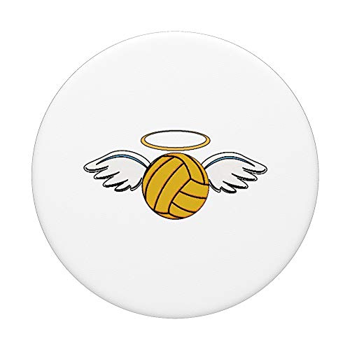 Ángel de waterpolo regalo para Navidad o cumpleaños PopSockets PopGrip Intercambiable