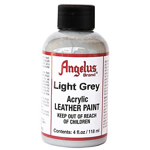 Angelus Leather Paint, Light Grey, 4 ounce jar (720-04-082)