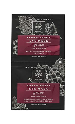 Apivita Express Beauty Mascarilla Antiarrugas Reafirmante Con Uva, 2x8ml