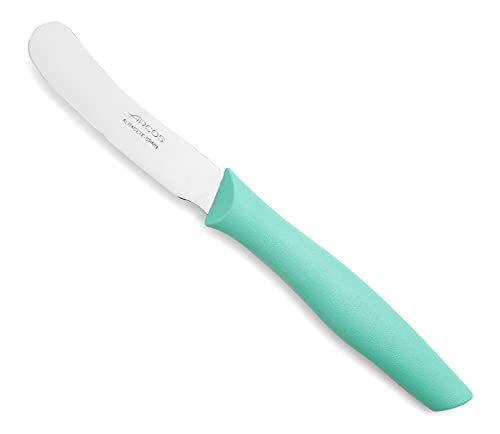 Arcos Nova, Cuchillo Mantequilla, Acero Inoxidable de 70 mm, Mango Polipropileno Menta