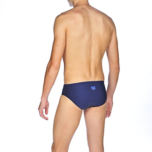 ARENA - Bañador Slip Hypnos para Hombre, Hombre, Herren Badehose Slip Hypnos, Navy-Pix Blue-Royal, 8