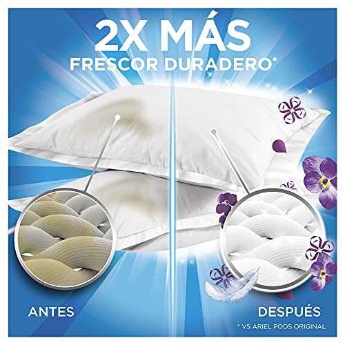 Ariel Pods Detergente Lavadora Cápsulas, 86 Lavados (2 x 43), Efecto Suavizante, Fragancia Intensa