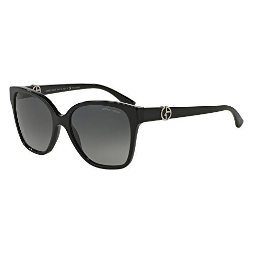 Armani 0AR8061 5017T3 56 Gafas de Sol, Negro (Black/Polargreygradient), Mujer