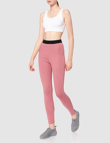 Armani Exchange Elastic Band, Cut and Sewn Ergonomic Seams Leggings, Rosa, S para Mujer