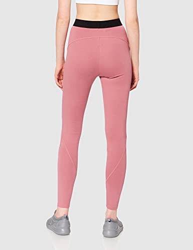 Armani Exchange Elastic Band, Cut and Sewn Ergonomic Seams Leggings, Rosa, S para Mujer