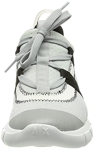 Armani Exchange Harlem New Extra Light Running, Sneaker Mujer, OP.White+Grey+Black, 38 EU