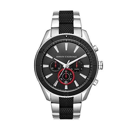 Armani Exchange Reloj Cronógrafo para Hombre de Cuarzo con Correa en Acero Inoxidable AX1813