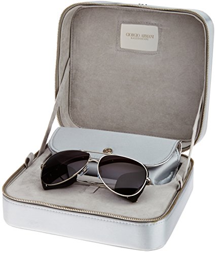 Armani Giorgio AR6005BZ gafas de sol, Plateado (Silver/Black 301511), Talla única (Talla del fabricante: One size) para Mujer