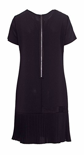 Armani Jeans Dress Vestido, Negro (Nero 1200), 36 (Talla del Fabricante: 42) para Mujer