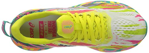 Asics Gel-Noosa Tri 13, Road Running Shoe Mujer, Hot Pink/Sour Yuzu, 36 EU