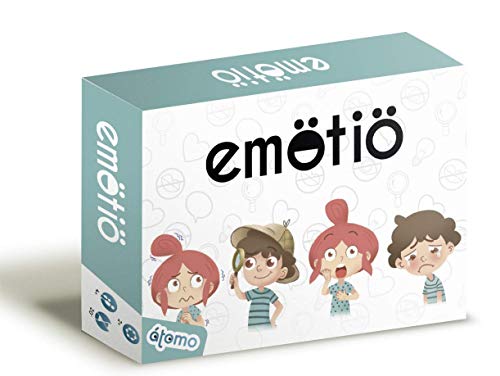 Atomo Games- Emotio Juego Cartas emociones, Multicolor (XAG-22932)