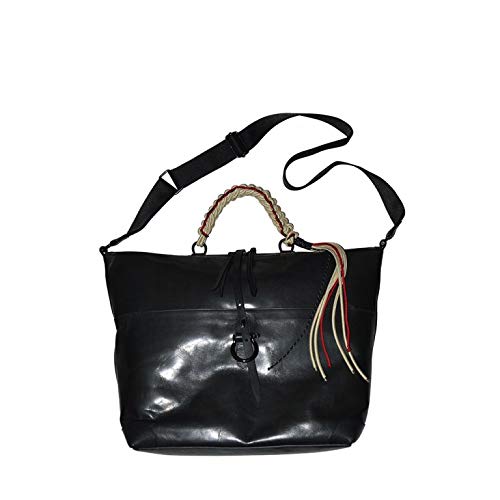 Atum Italy - Bolso de mano de cuero 24H - MOQ 6 negra Talla única