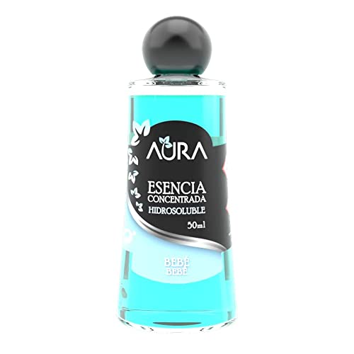 Aura. Esencia para Humidificador ultrasonico. Esencia para difusor de Aromaterapia. Aceite Natural. Esencia concentrada Hidrosoluble. Aroma BEBÉ Y Colonia.