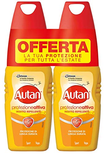 Autan 689338 Active Bipack, repelente de insectos, paquete de 2