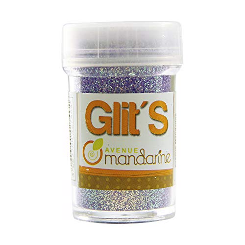 Avenue Mandarine 42746O - Un flacon de paillettes Glit's 14 g Fluo violet