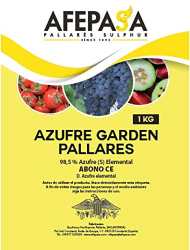 Azufre en Polvo para Huerta y jardinería 1 Kg