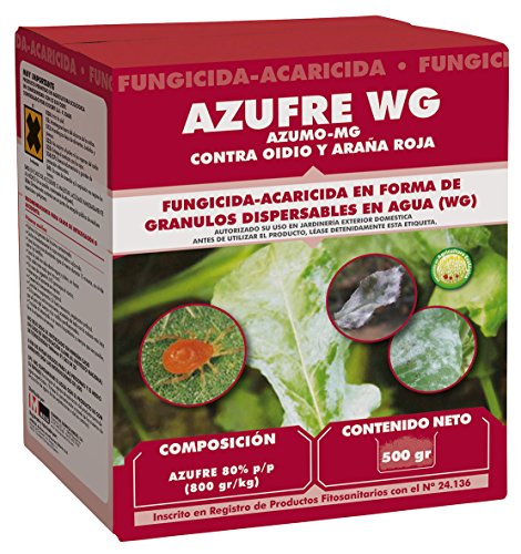 Azufre mojable. Fungicida-acaricida 500 gr