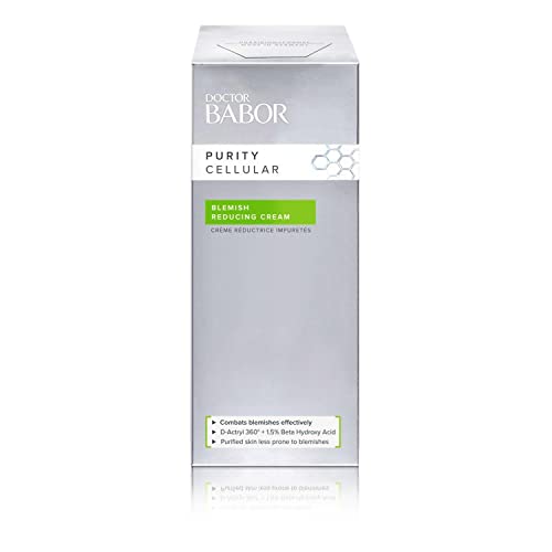 Babor Blemish Reducing Cream Crema facial antiimperfecciones con acción 24 horas y efecto matificante, para piel con imperfecciones y acné, fórmula vegana, en formato de 1 x 50 ml