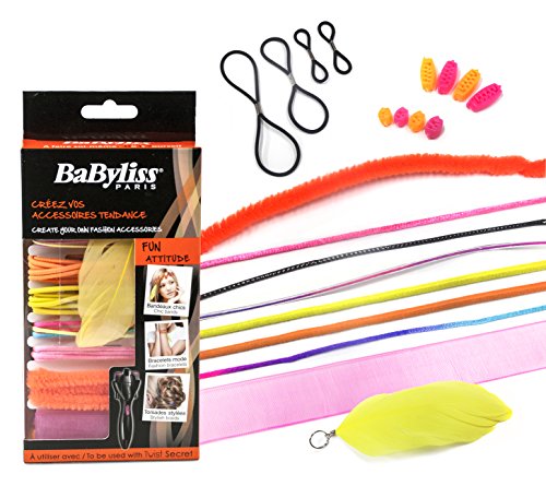 BaByliss Fun Attitude - Accesorios para peinados con twist Secret