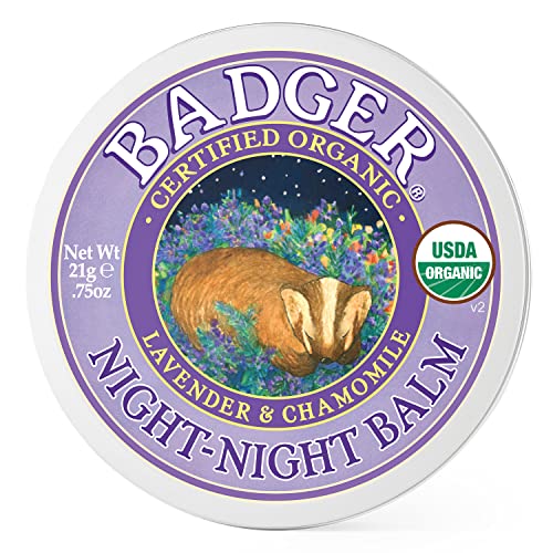 Badger Noche Noche Bálsamo orgánico certificado Calmar Sweet Dream Bálsamo Para 21g Niños