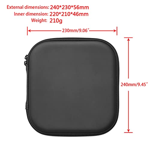 BANAN Funda de transporte portátil a prueba de golpes para Apple Mac Mini Protector de almacenamiento Bolsa de transporte Bolsa a prueba de caídas Bolsas de almacenamiento para Apple Mac Mini