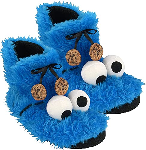 Barrio Sésamo 0122030 – Pantuflas, diseño del Monstruo de Las Galletas