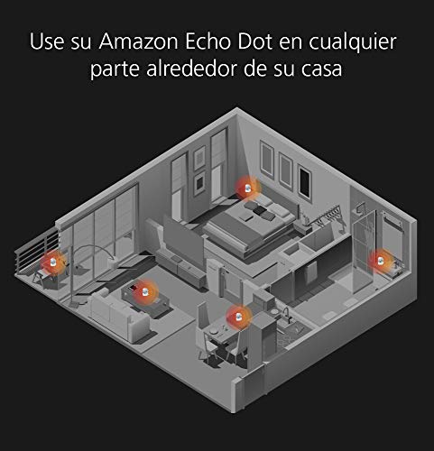 Base con batería Made for Amazon para Echo Dot (4.ª generación), Negro