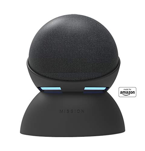 Base con batería Made for Amazon para Echo Dot (4.ª generación), Negro