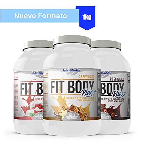 Batidos para Adelgazar sustitutivos de comida formatos 1KG proteínas Dieta quema grasas Batido de pérdida de peso completo saciante. Quemador de grasa natural sin pasar hambre (FRESA)