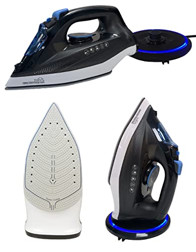 BEST DIRECT Starlyf Cordless Steam Iron - Plancha inalámbrica de cerámica, todos los tipos de tejidos, 2400 W