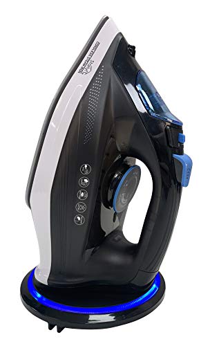 BEST DIRECT Starlyf Cordless Steam Iron - Plancha inalámbrica de cerámica, todos los tipos de tejidos, 2400 W