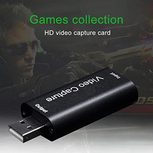 Bestlle Tarjeta de Captura CAM Link, Hdm a USB2.0 Tarjeta de Captura de Audio y Video a través de DSLR, Adecuada para Juegos de grabación de transmisión en de Alta definición