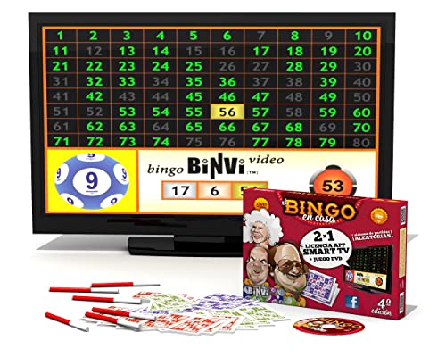 Binvi Bingo 4ª Edicion Nacional 2X1 Online+DVD 160 cartones