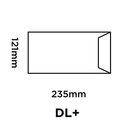 Blake Puramente DL Todos los días 235 x 121 mm de bolsillo Auto sello del sobre - Manilla (paquete de 500)