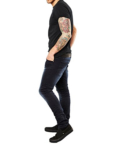 BLEND Cirrus Vaqueros Skinny, Black 76119, 38W x 34L para Hombre