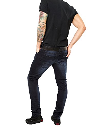 BLEND Cirrus Vaqueros Skinny, Black 76119, 38W x 34L para Hombre