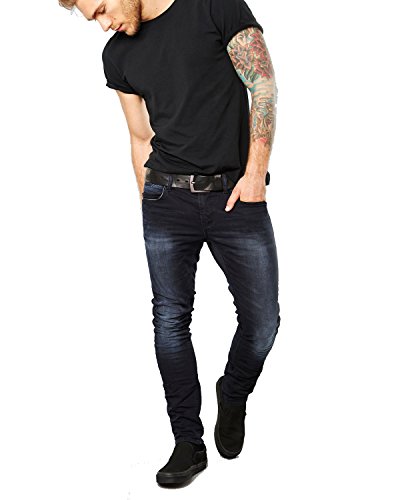 BLEND Cirrus Vaqueros Skinny, Black 76119, 38W x 34L para Hombre