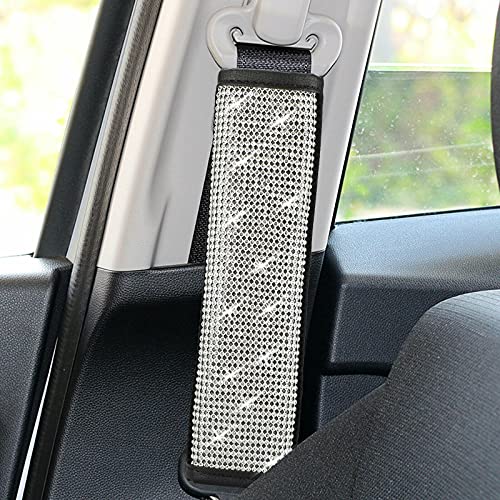 Bling Bling - Funda para palanca de cambios de coche con cristales brillantes, accesorios para decoración de coche para mujer